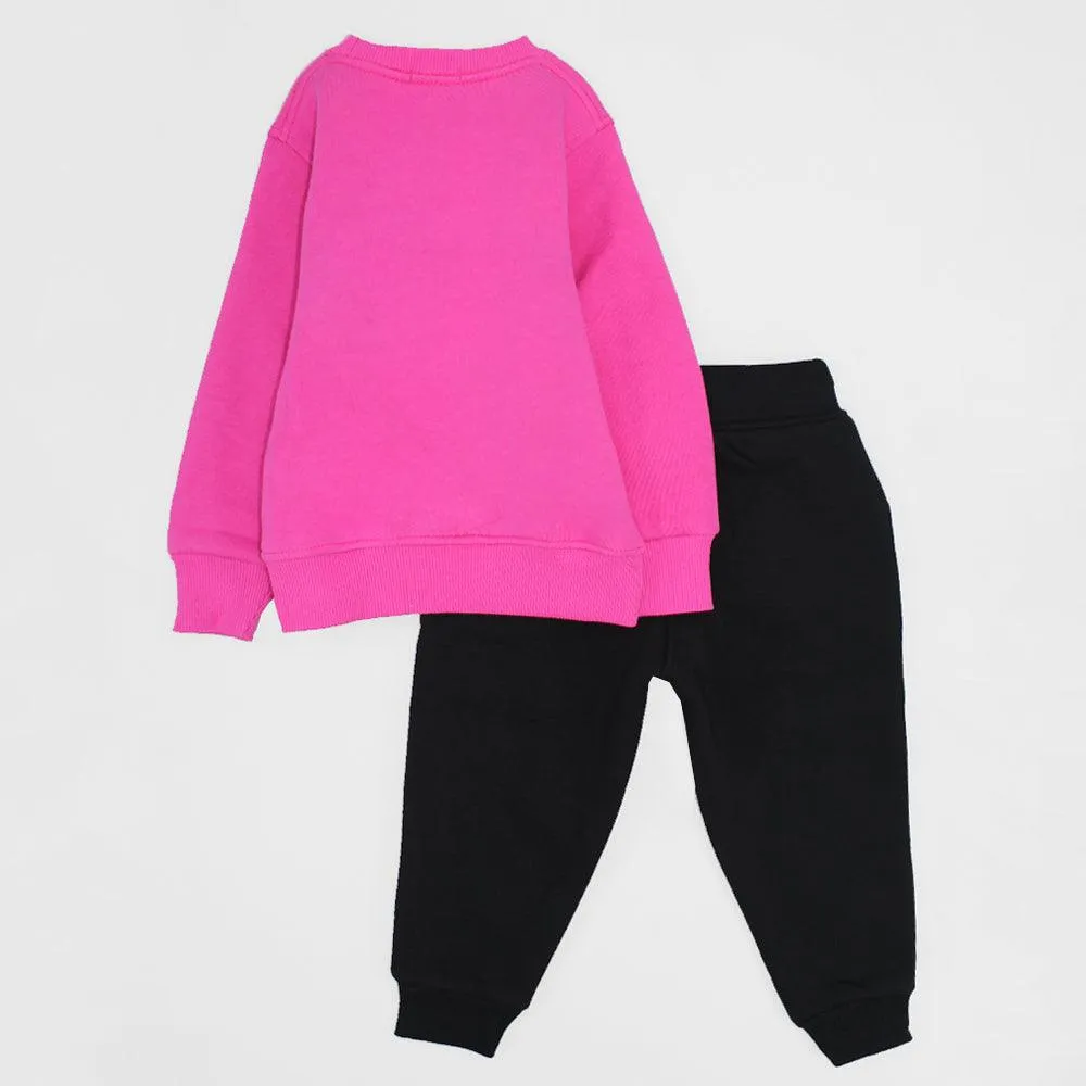 Cutesaurus Langarm-Fleece-Schlafanzug