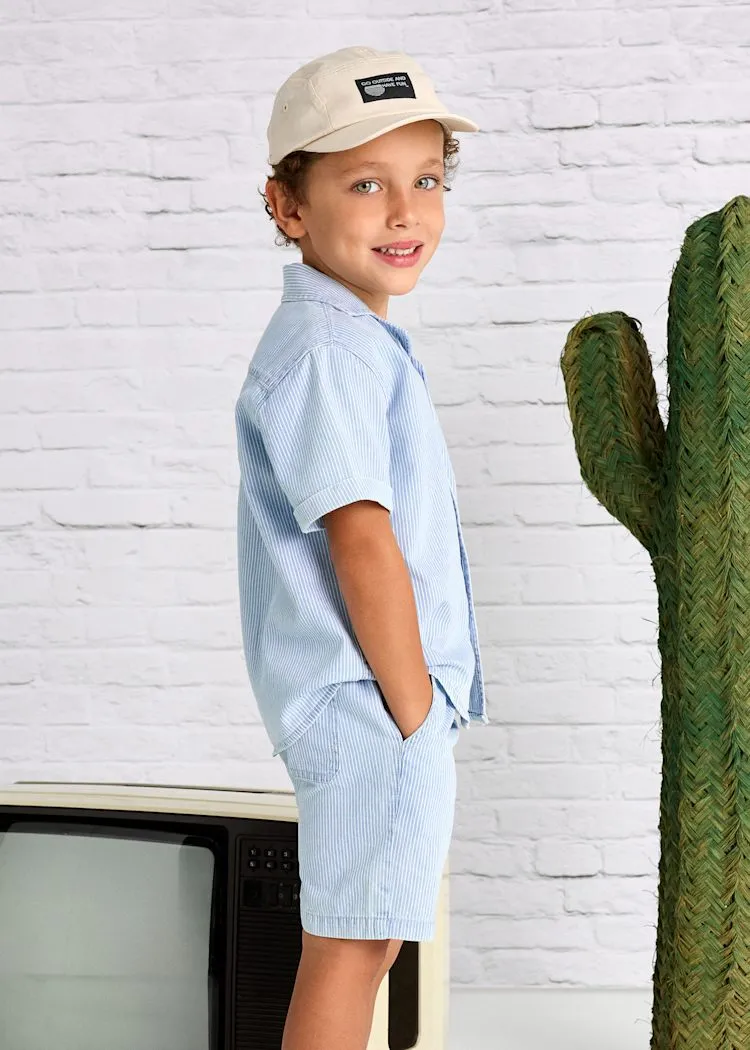 Denim Bermuda-Shorts - Gestreift von Mayoral