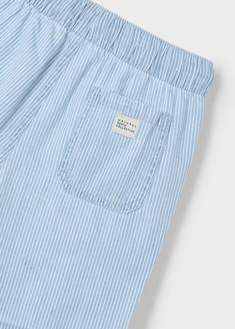 Denim Bermuda-Shorts - Gestreift von Mayoral
