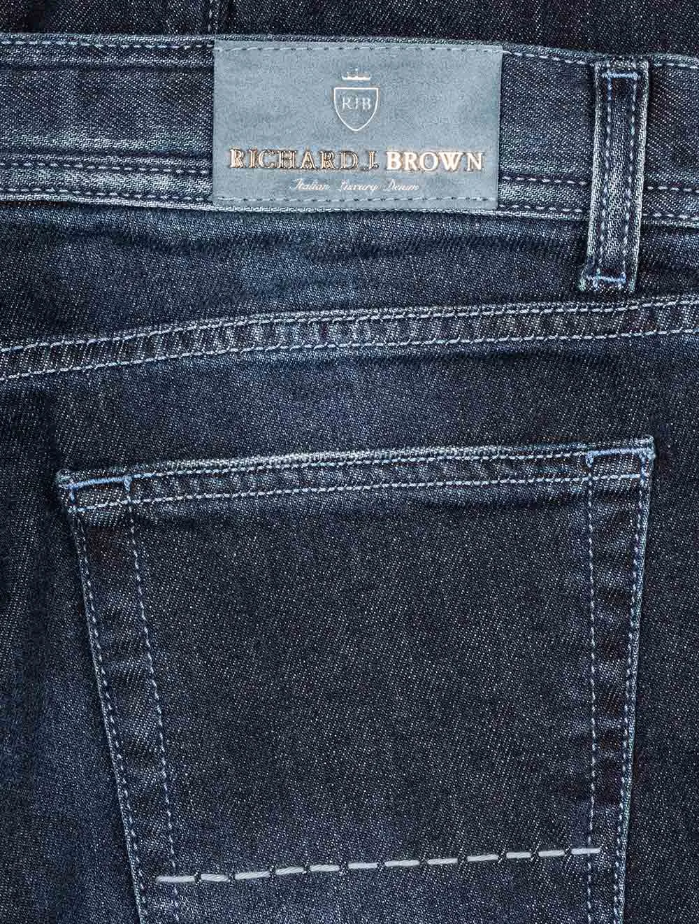 Denim Kaschmir Jeans Blau