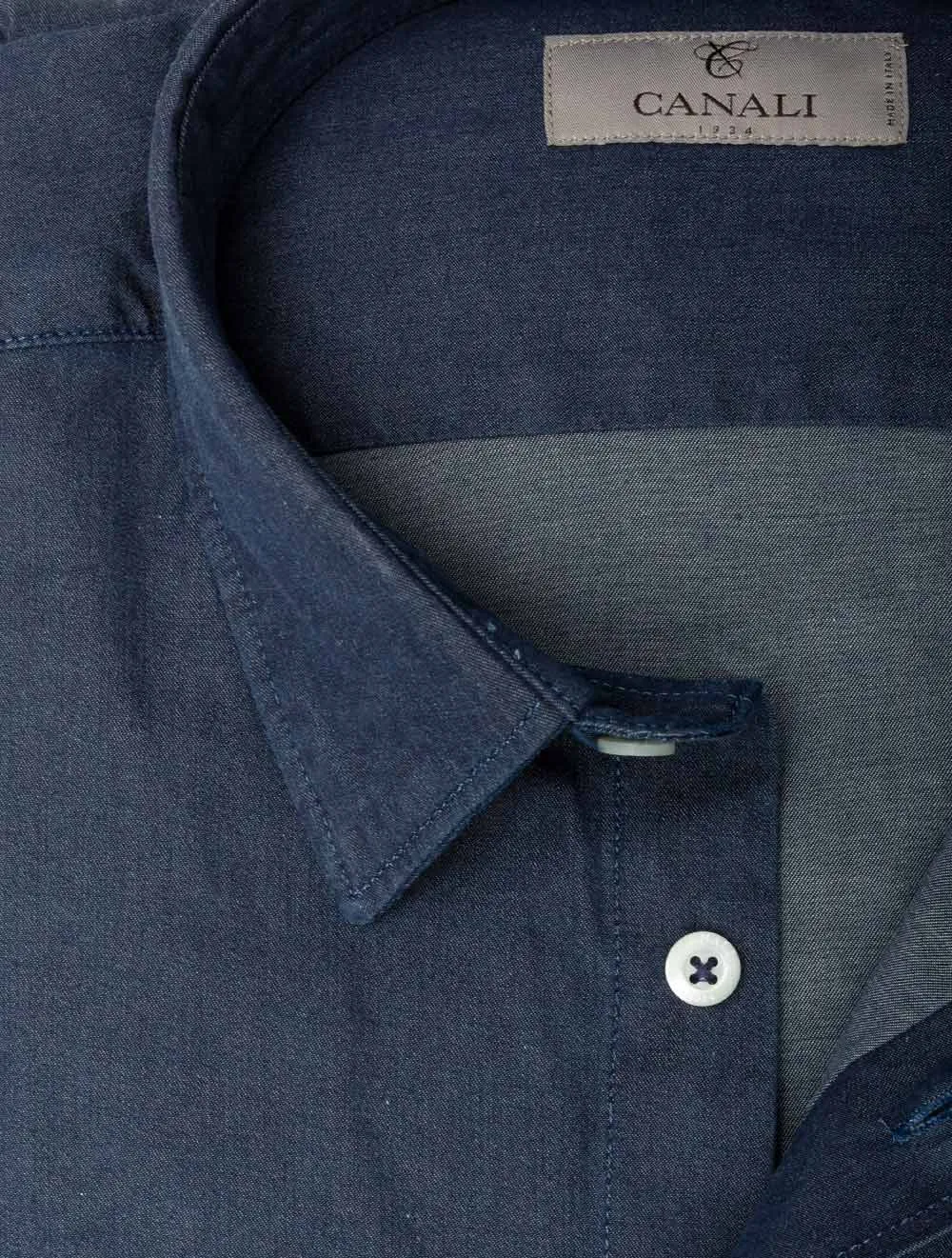 Denimhemd Blau