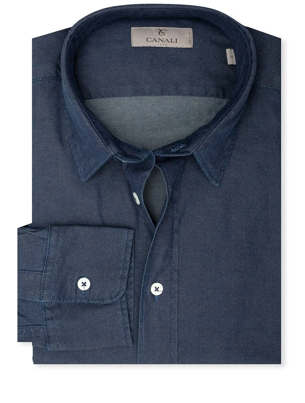 Denimhemd Blau