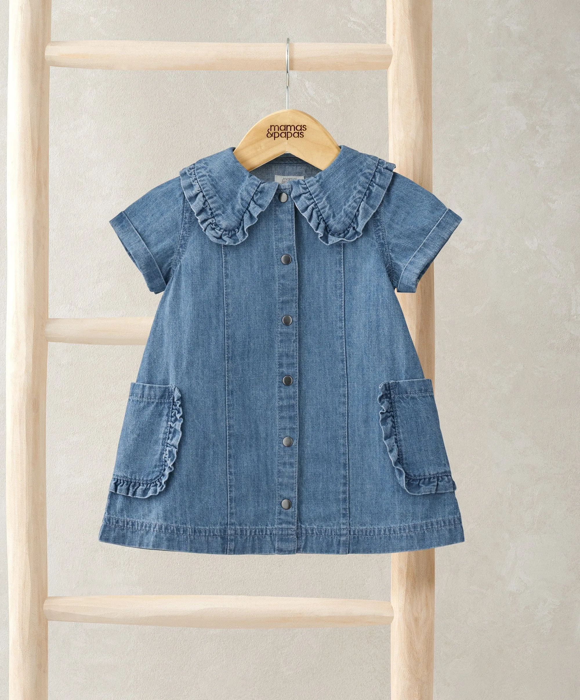 Denim Shirt-Kleid