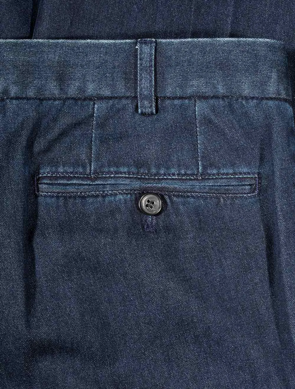 Denim Slack Chinos Blau