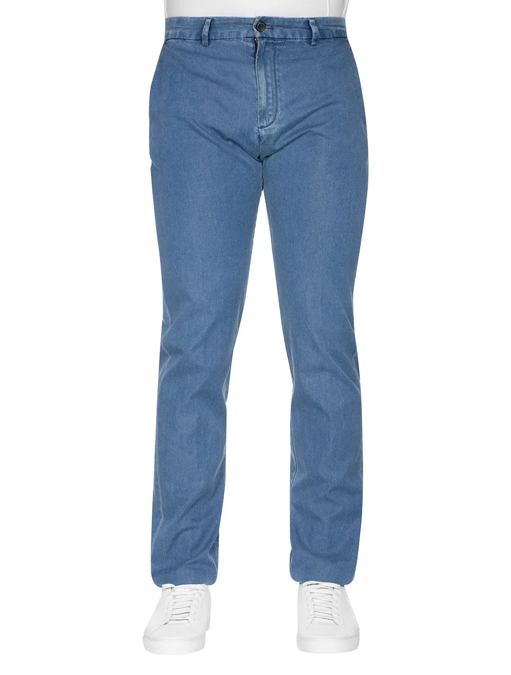 Blaue Denim-Hose