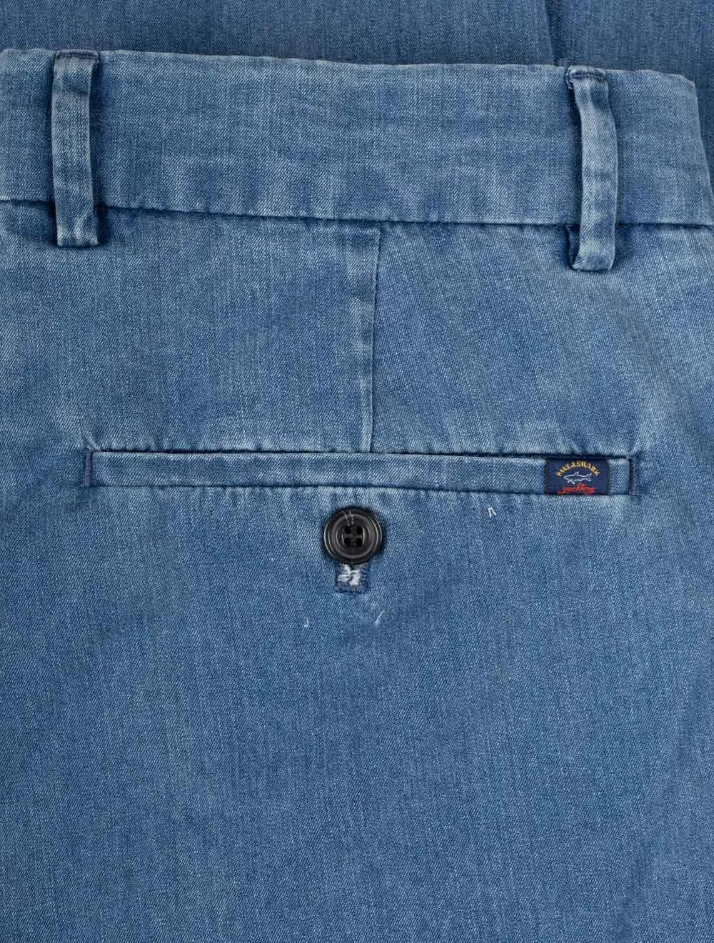Blaue Denim-Hose