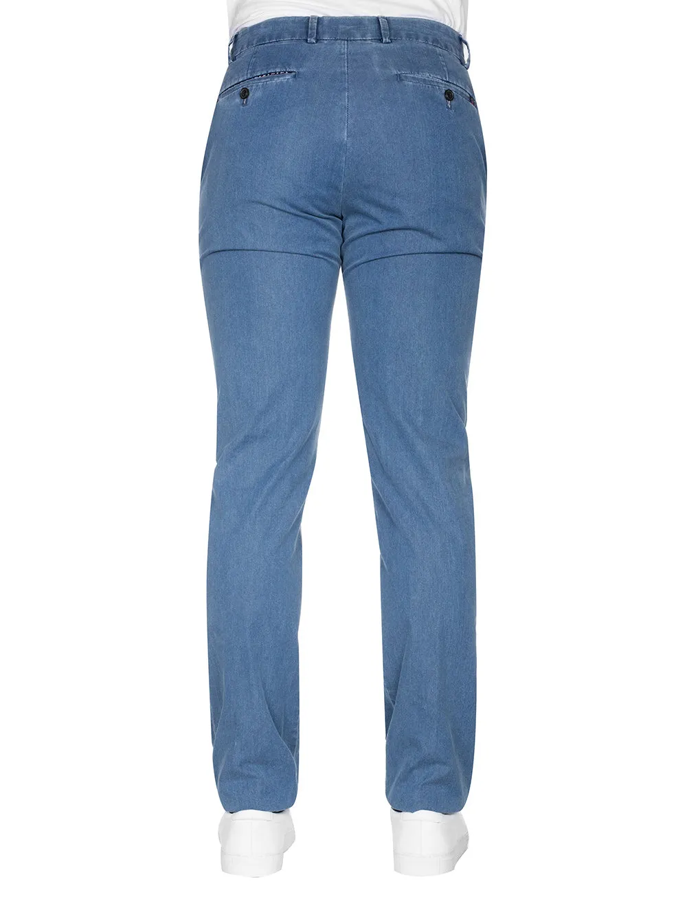 Blaue Denim-Hose