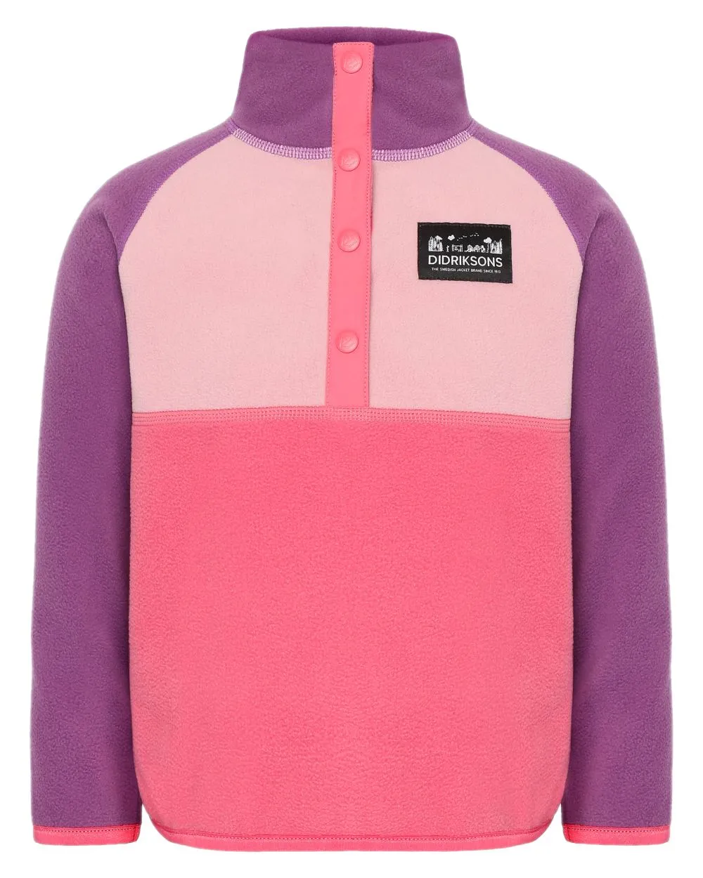 Didriksons Kinder Monte Halbknopf Fleece 4 Didriksons