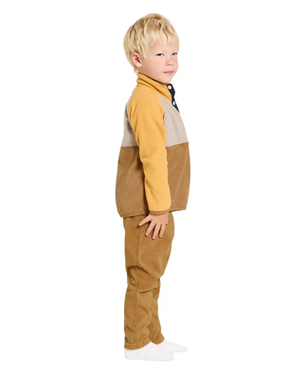 Didriksons Kinder Monte Halbknopf Fleece 4 Didriksons