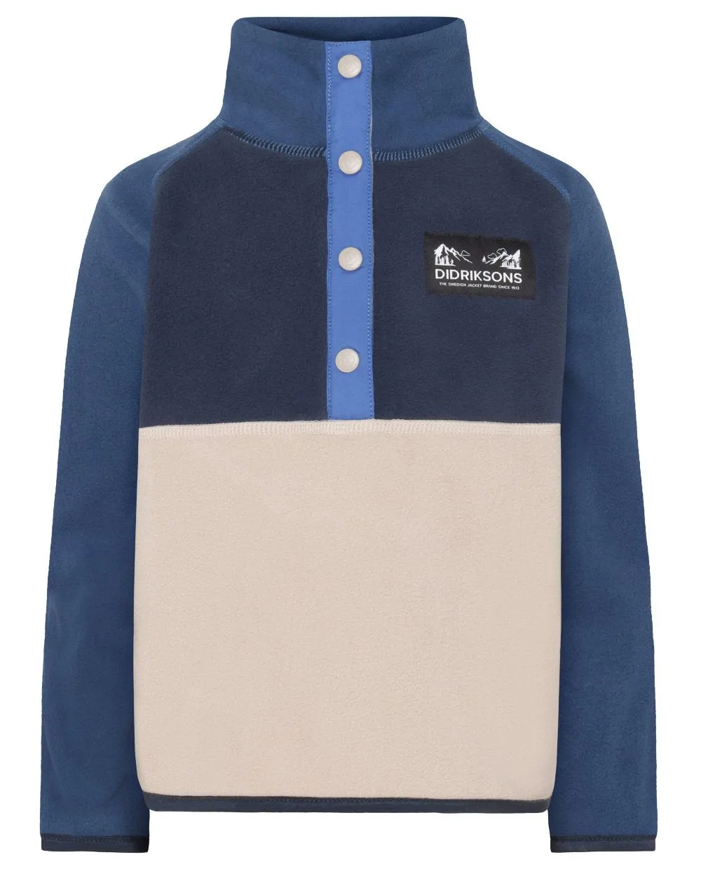 Didriksons Kinder Monte Halbknopf Fleece 4 Didriksons