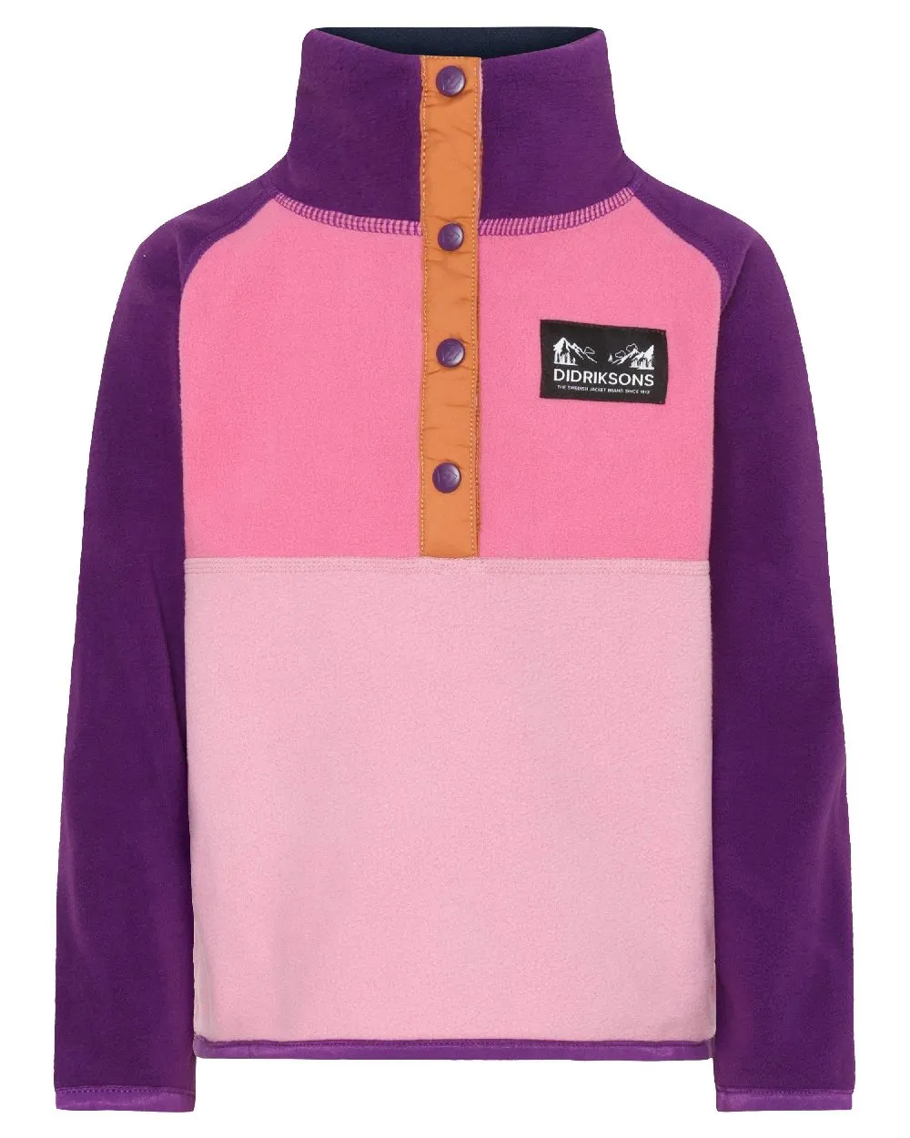 Didriksons Kinder Monte Halbknopf Fleece 4 Didriksons