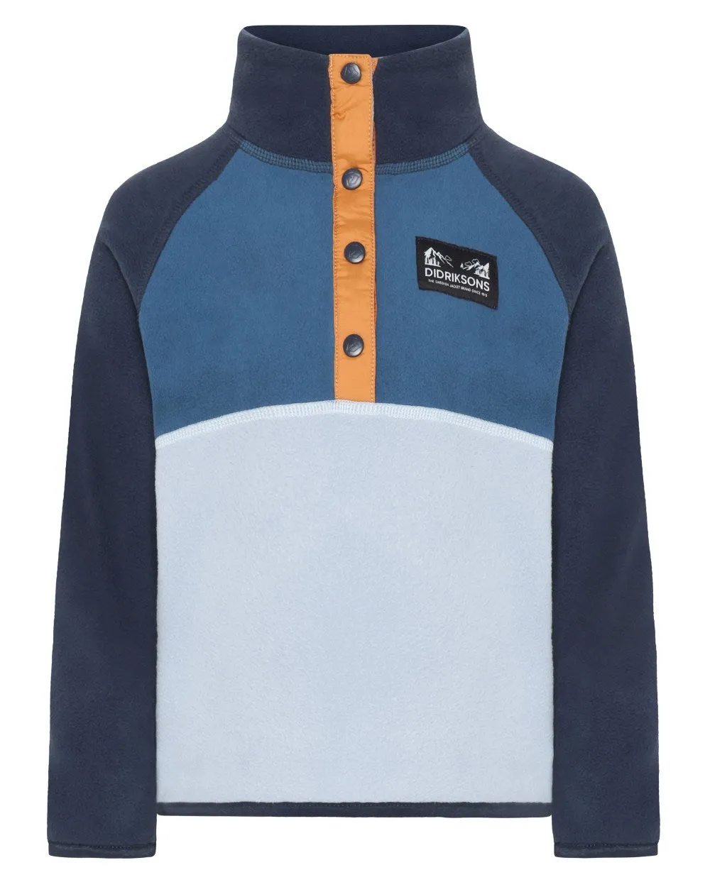 Didriksons Kinder Monte Halbknopf Fleece 4 Didriksons