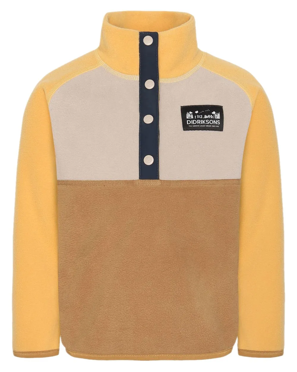 Didriksons Kinder Monte Halbknopf Fleece 4 Didriksons