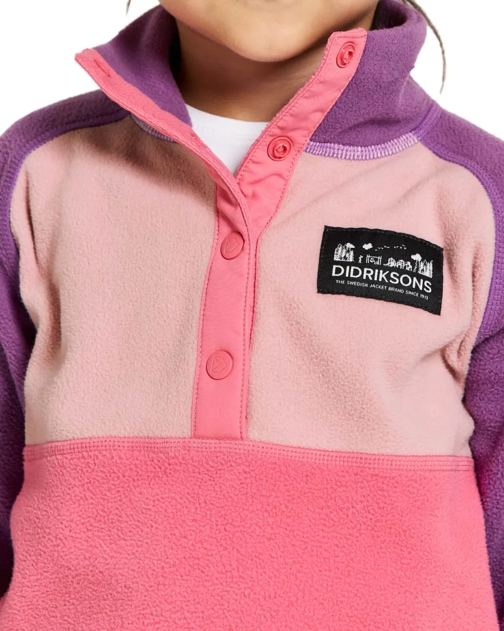 Didriksons Kinder Monte Halbknopf Fleece 4 Didriksons