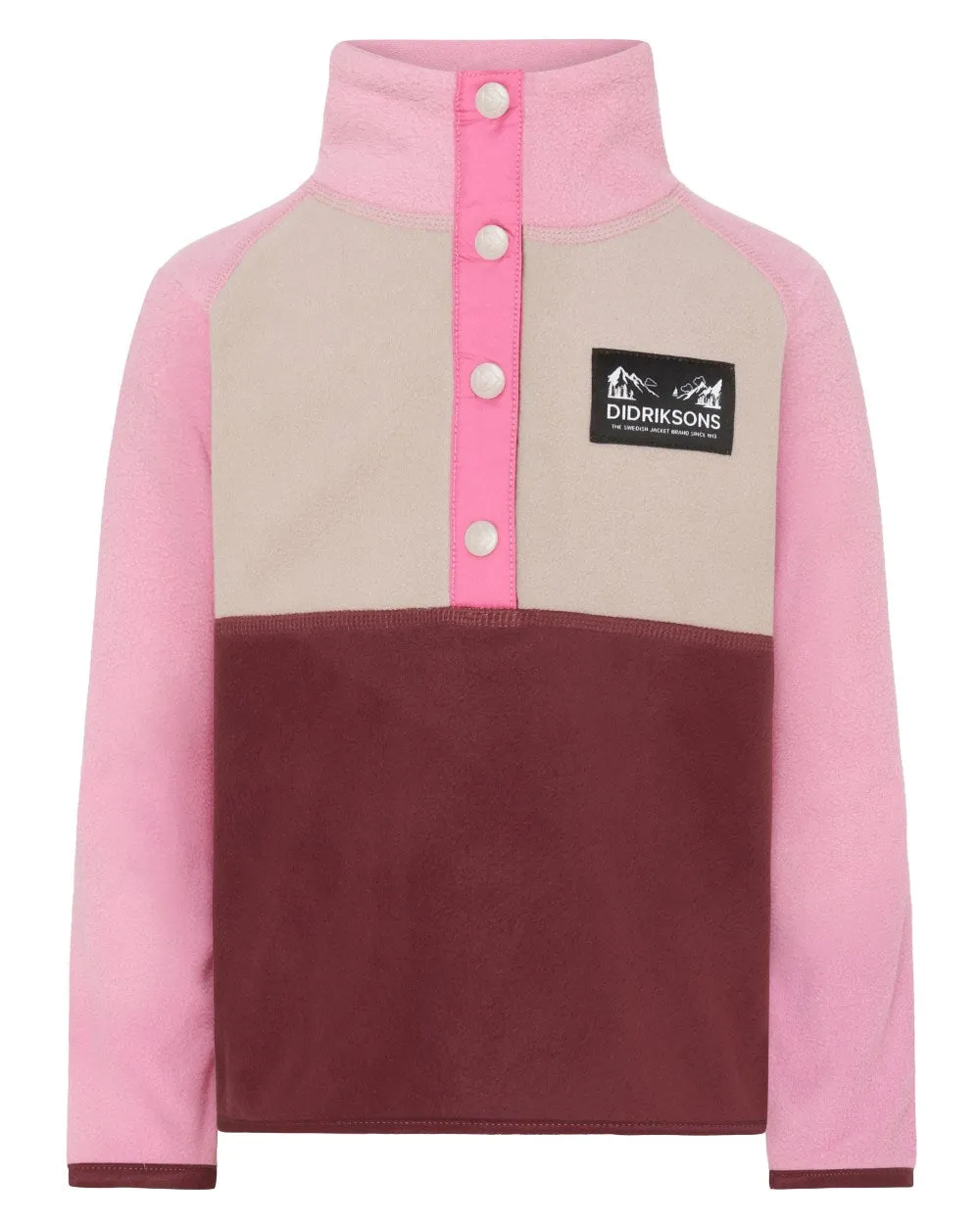 Didriksons Kinder Monte Halbknopf Fleece 4 Didriksons