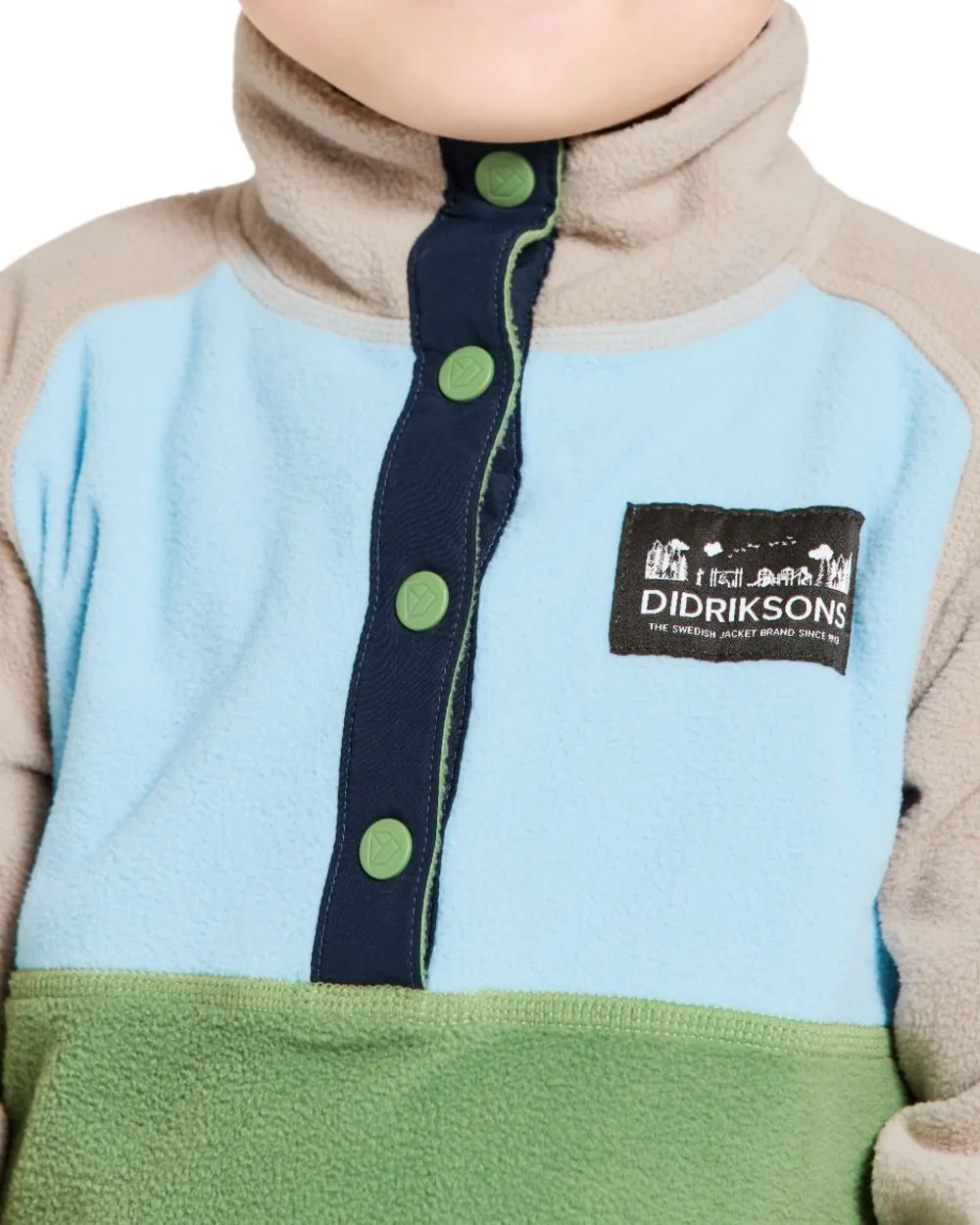 Didriksons Kinder Monte Halbknopf Fleece 4 Didriksons