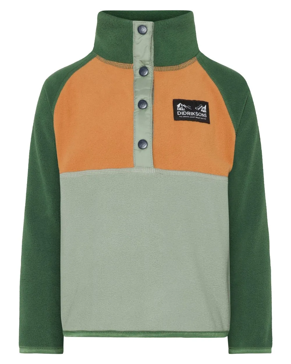 Didriksons Kinder Monte Halbknopf Fleece 4 Didriksons