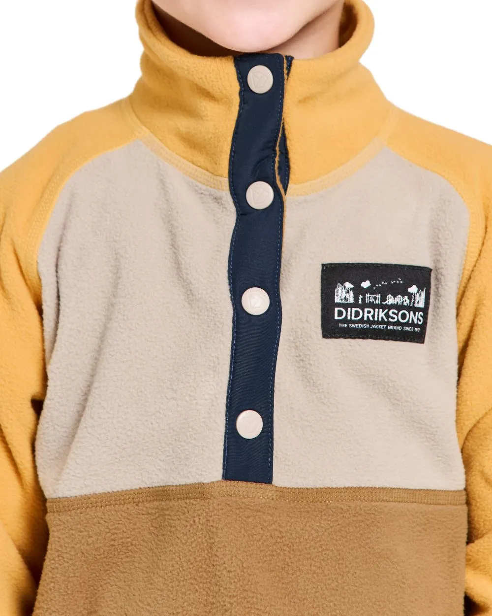 Didriksons Kinder Monte Halbknopf Fleece 4 Didriksons