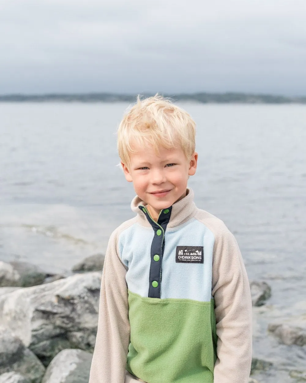 Didriksons Kinder Monte Halbknopf Fleece 4 Didriksons