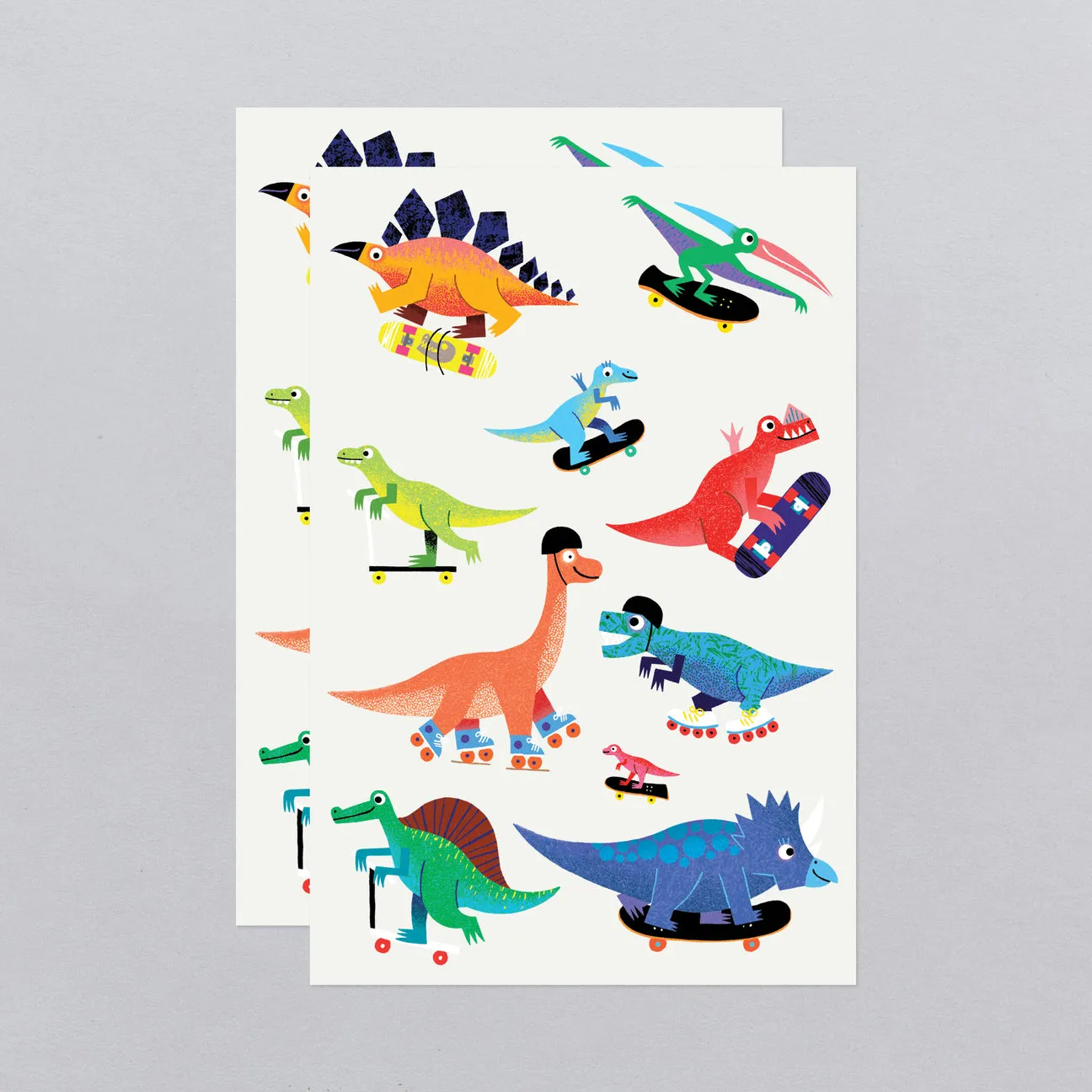 Dino Derby Tattoo-Bögen - Set mit 2 von Tattly