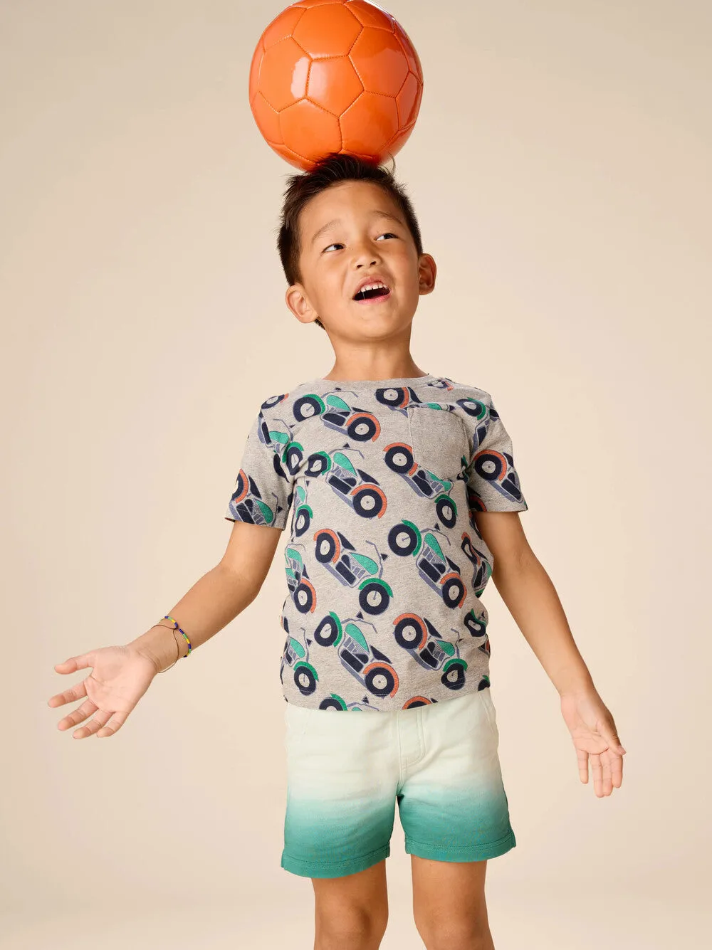 Dip Dye Strick-Shorts - Regenwald von Tea Collection