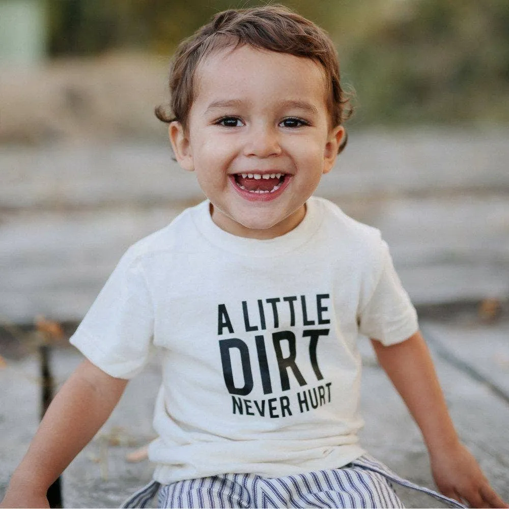 Dirt Never Hurt T-Shirt - Bio-Creme von Nature Supply Co