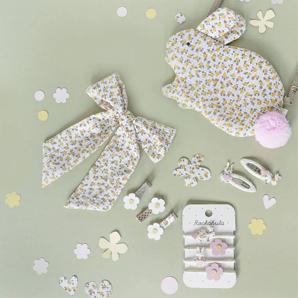 Ditsy Hoppy Bunny Clips von Rockahula Kids