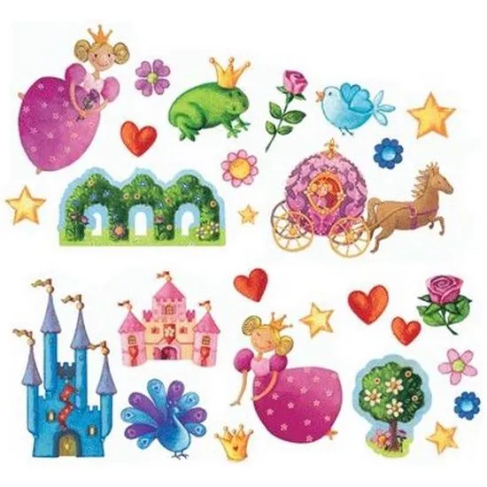 Djeco Aufkleber Prinzessin