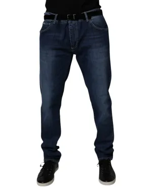 Dolce & Gabbana Washed Cotton Stretch Skinny Men's Jeans