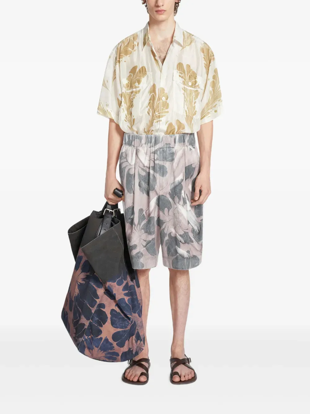 DRIES VAN NOTEN - Herren Shorts mit Kordelzug