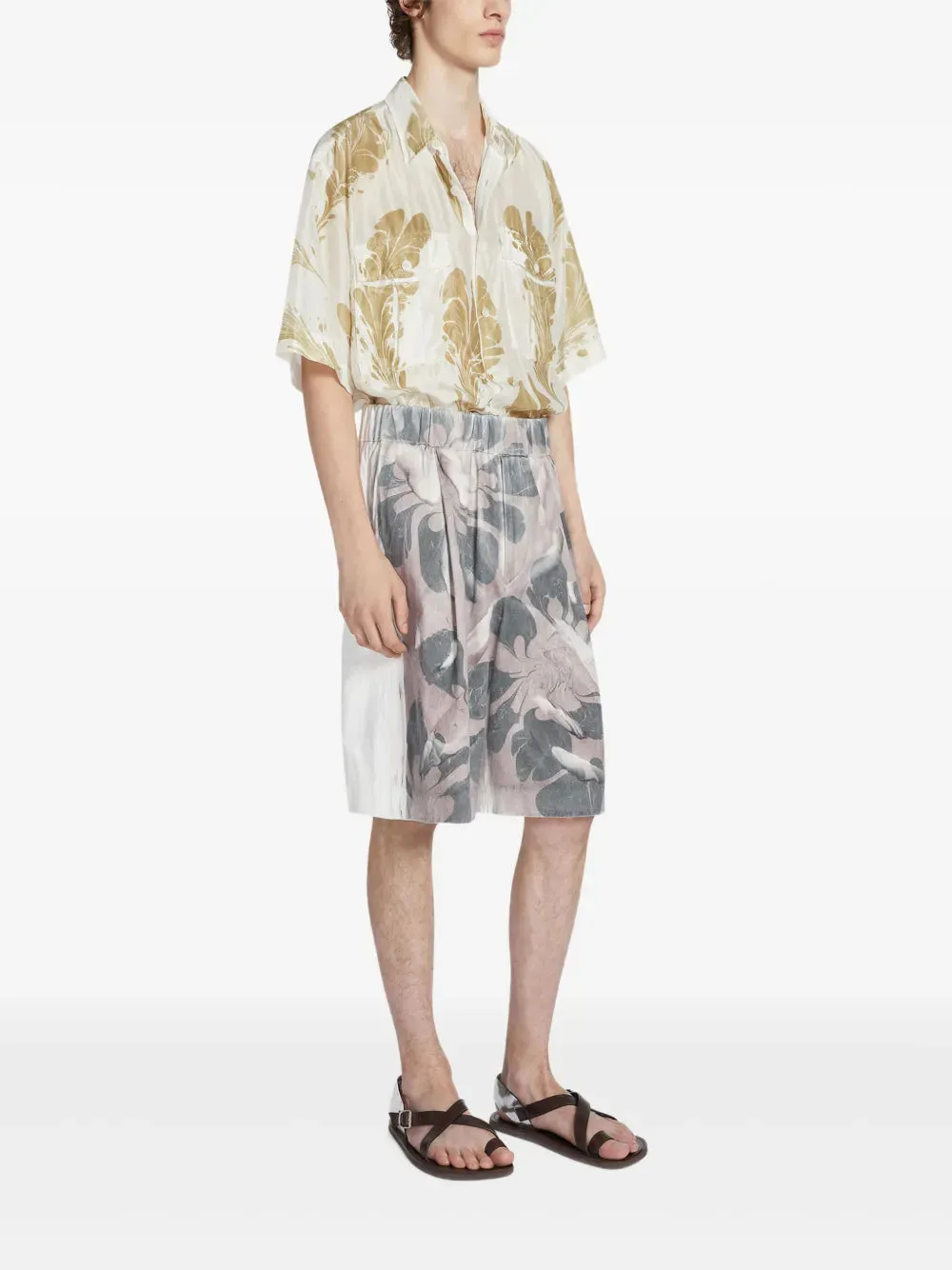 DRIES VAN NOTEN - Herren Shorts mit Kordelzug