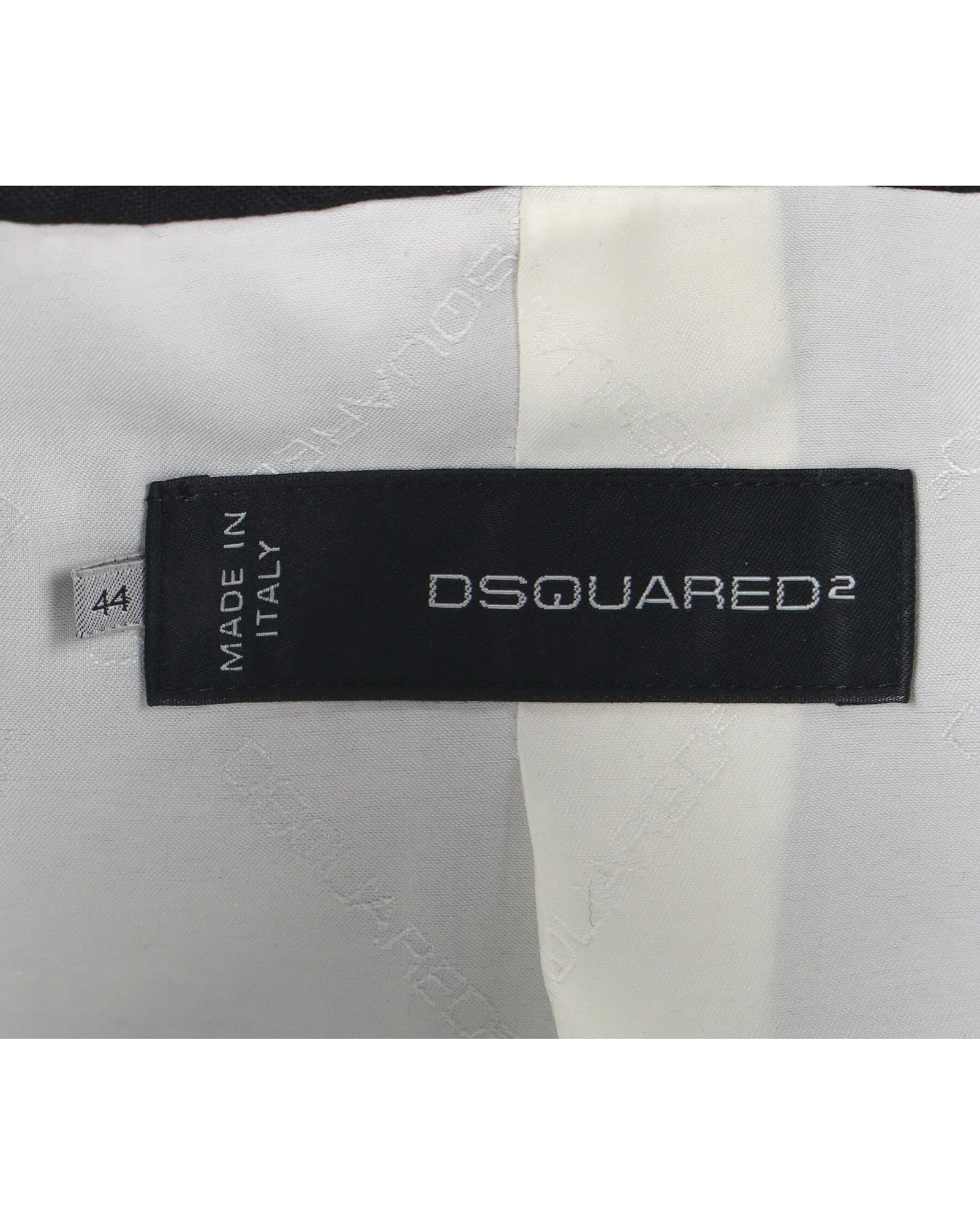 Dsquared2 Blazer mit Anstecknadeln in Schwarz aus Polyester
