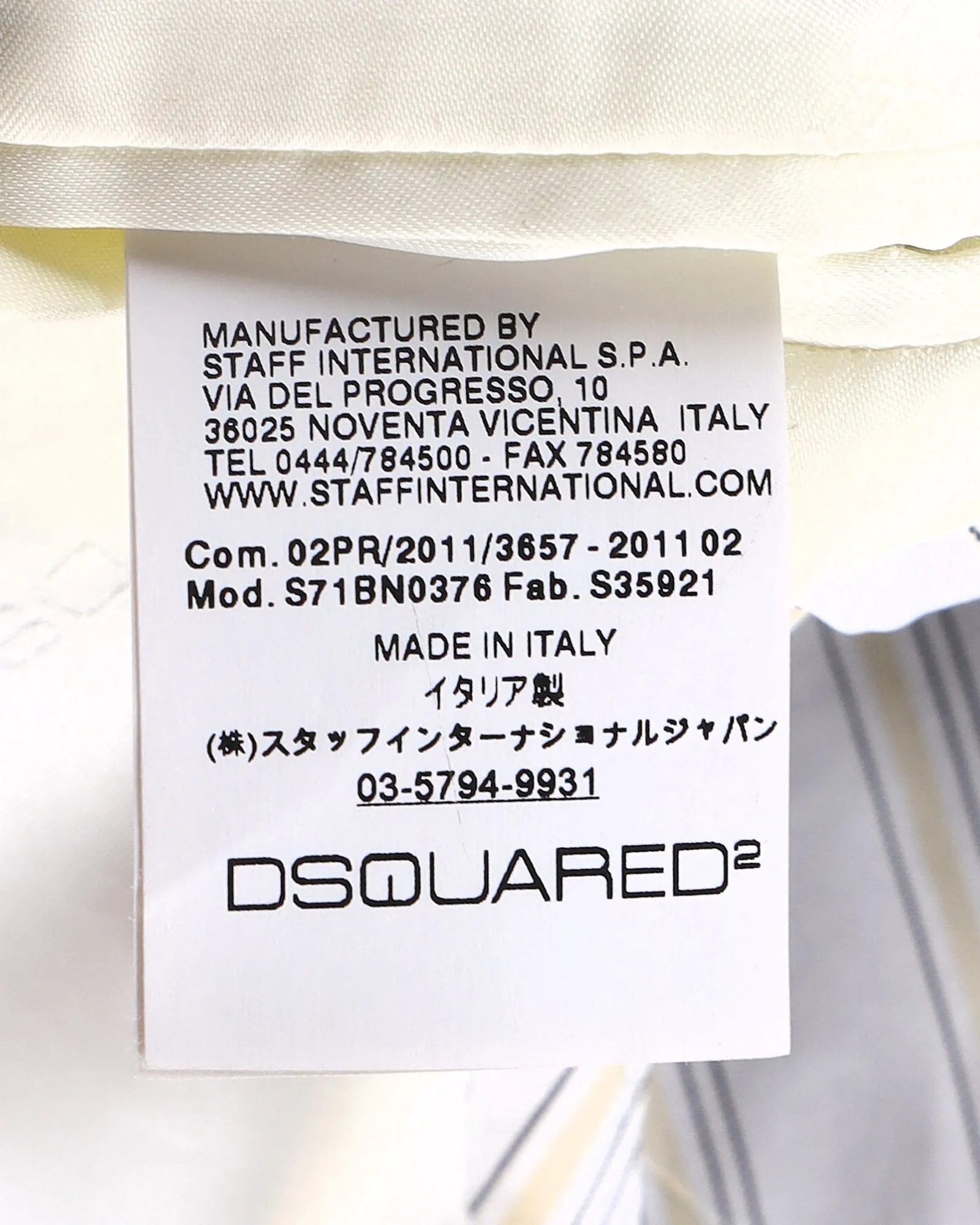 Dsquared2 Blazer mit Anstecknadeln in Schwarz aus Polyester