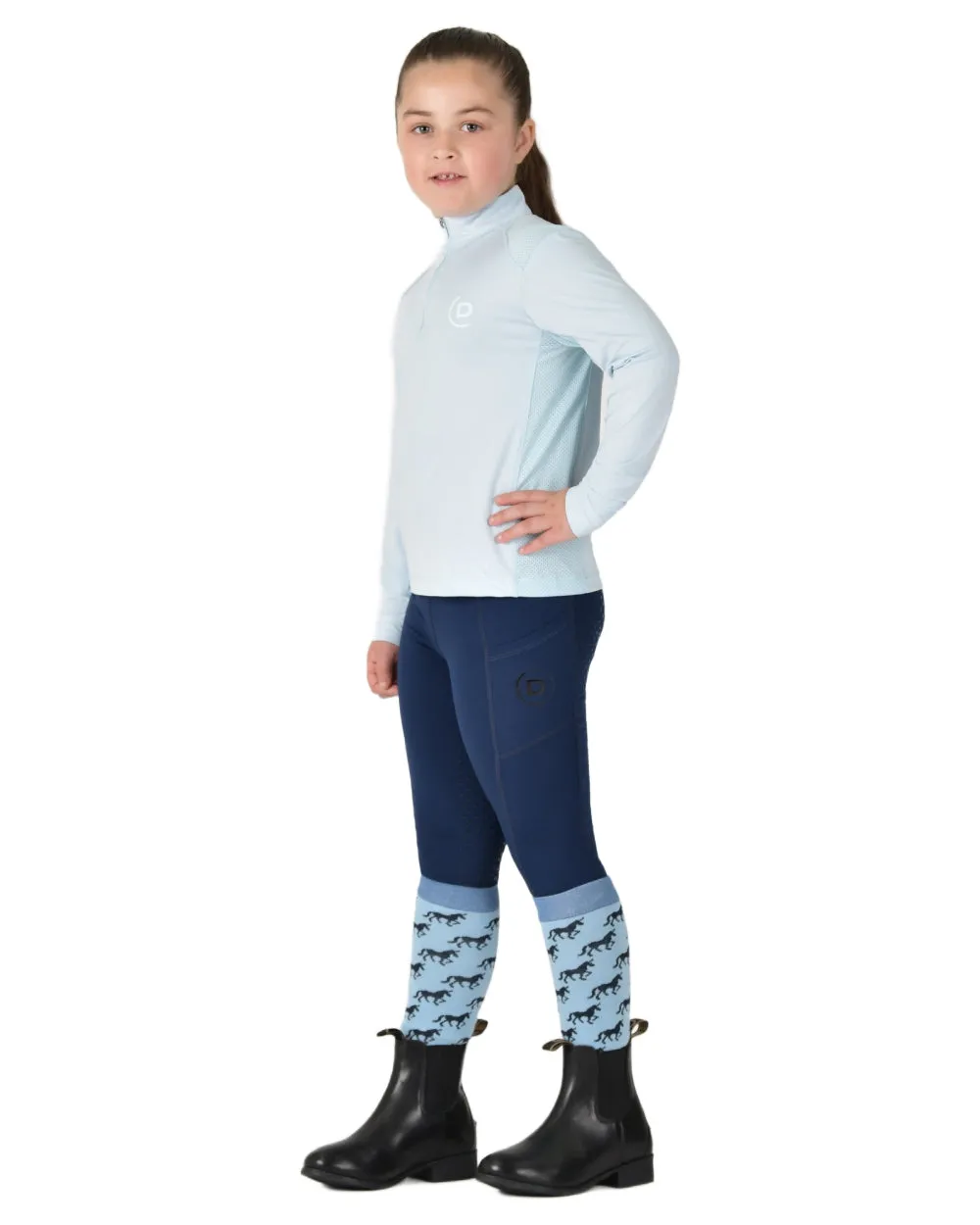 Dublin Kids Atmungsaktives Langarm-Fahrshirt Dublin