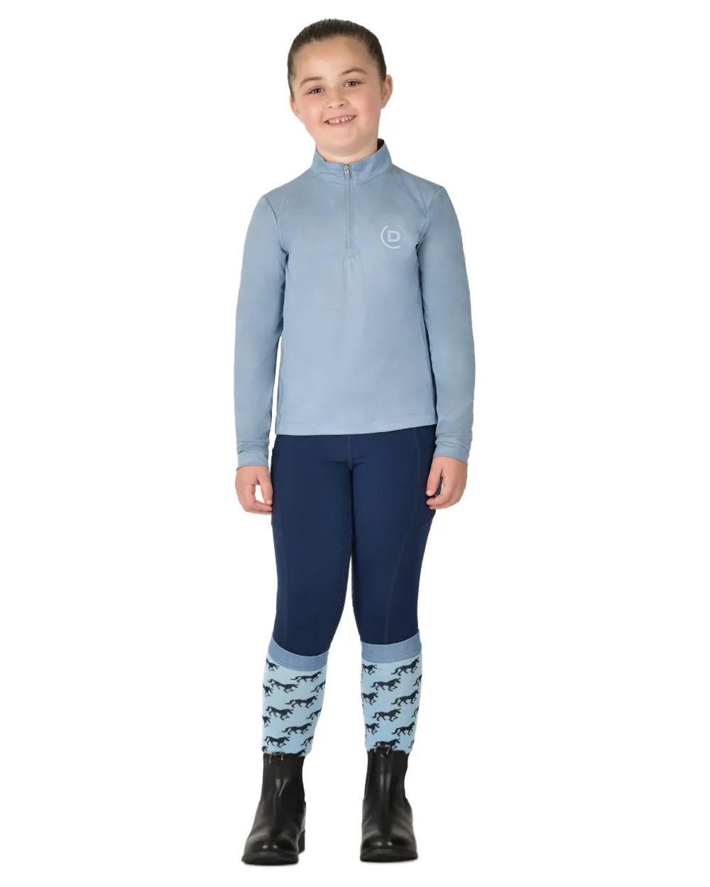 Dublin Kids Atmungsaktives Langarm-Fahrshirt Dublin