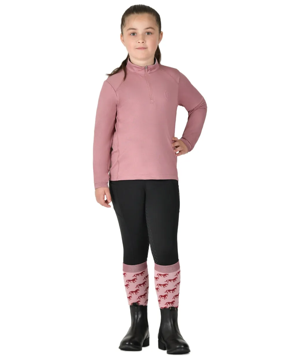 Dublin Kids Atmungsaktives Langarm-Fahrshirt Dublin