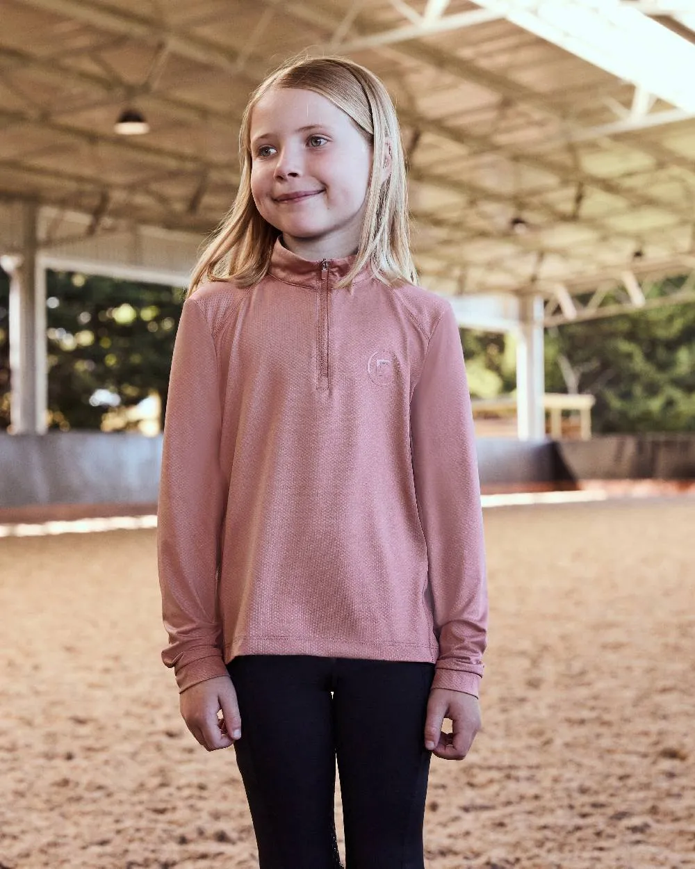 Dublin Kids Atmungsaktives Langarm-Fahrshirt Dublin