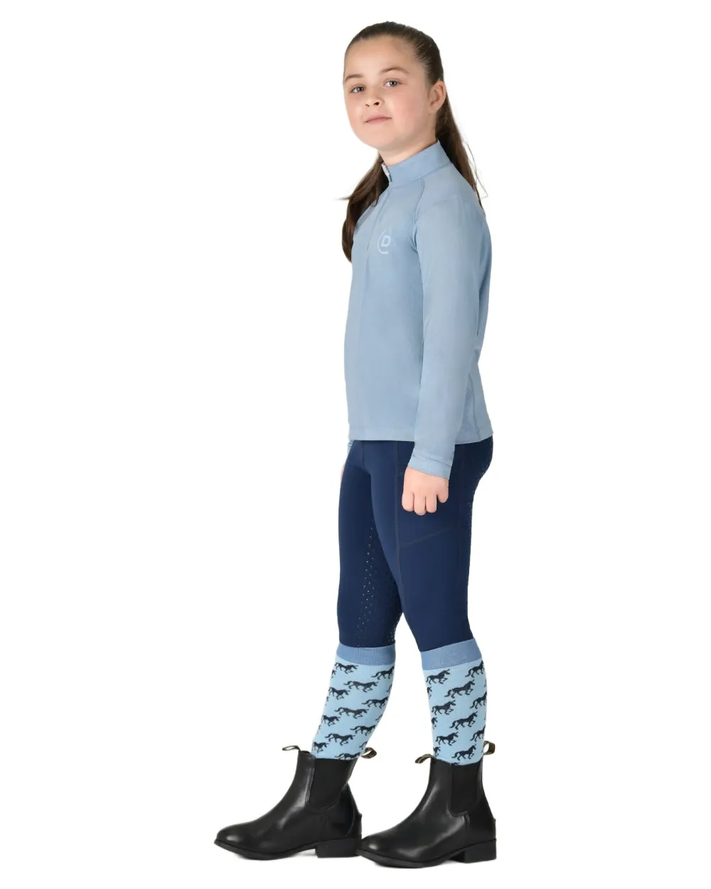 Dublin Kids Atmungsaktives Langarm-Fahrshirt Dublin