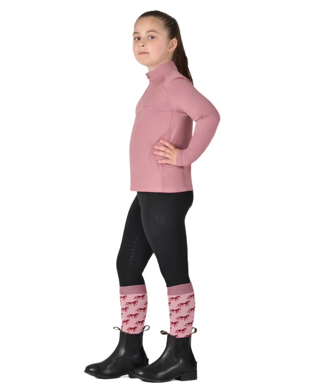 Dublin Kids Atmungsaktives Langarm-Fahrshirt Dublin