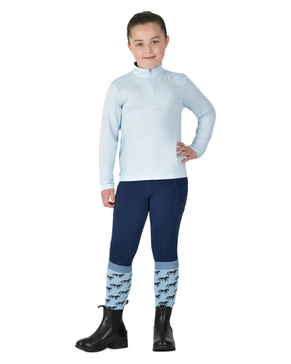 Dublin Kids Atmungsaktives Langarm-Fahrshirt Dublin