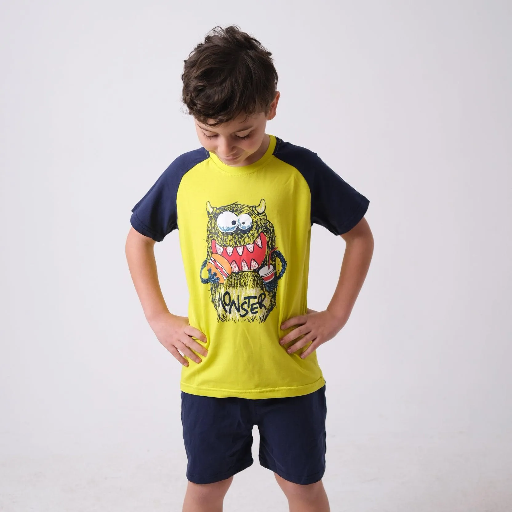Essender Monster Kurzarm-Pyjama
