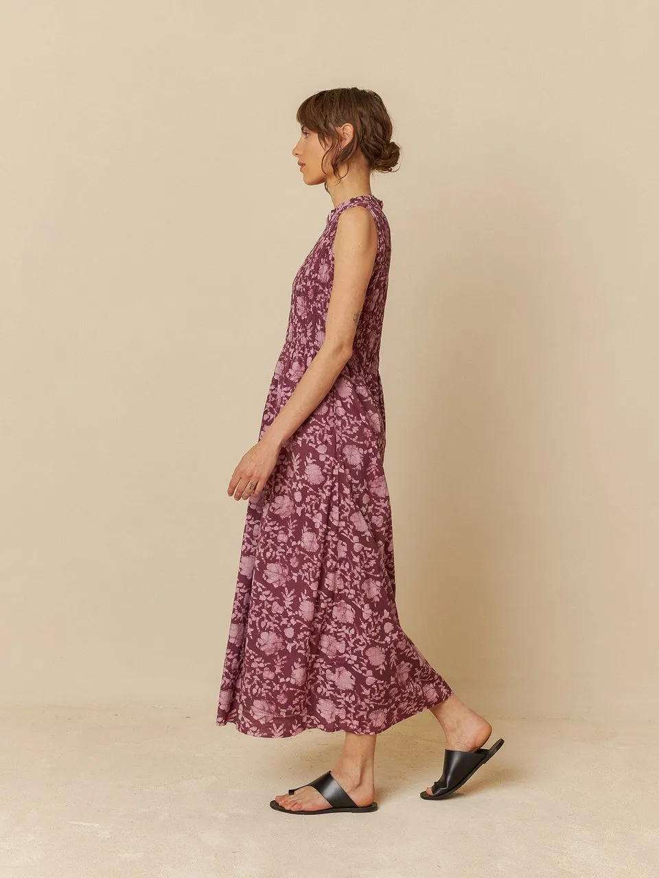 Elastisches Maxikleid Mc181 Malve