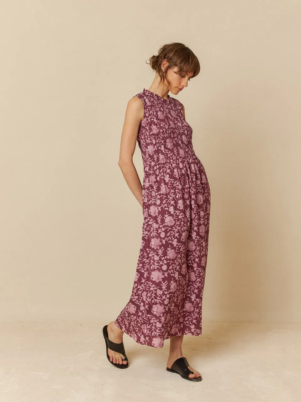 Elastisches Maxikleid Mc181 Malve