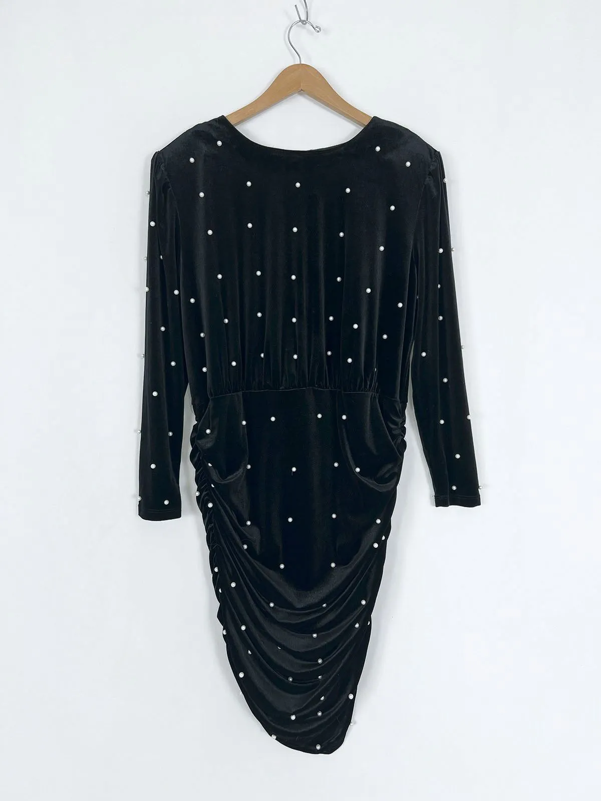 eloquii Größe 18 Schwarze Perlen Kleid NWT