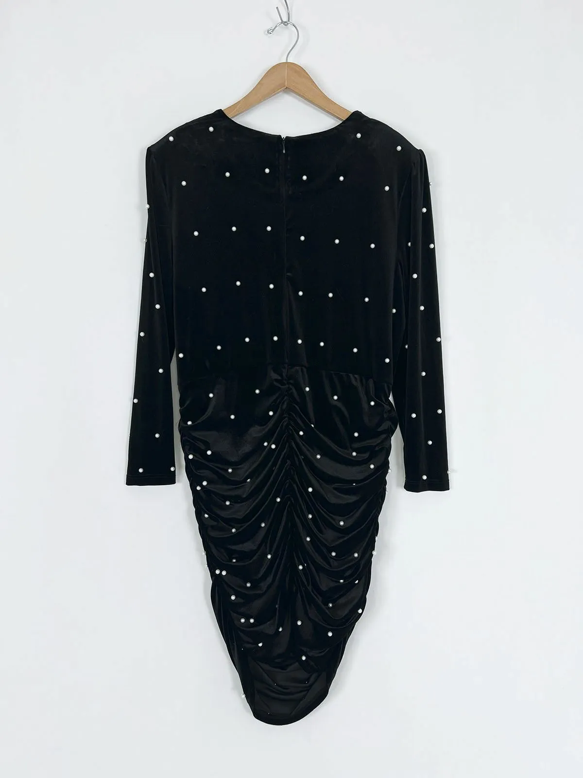 eloquii Größe 18 Schwarze Perlen Kleid NWT