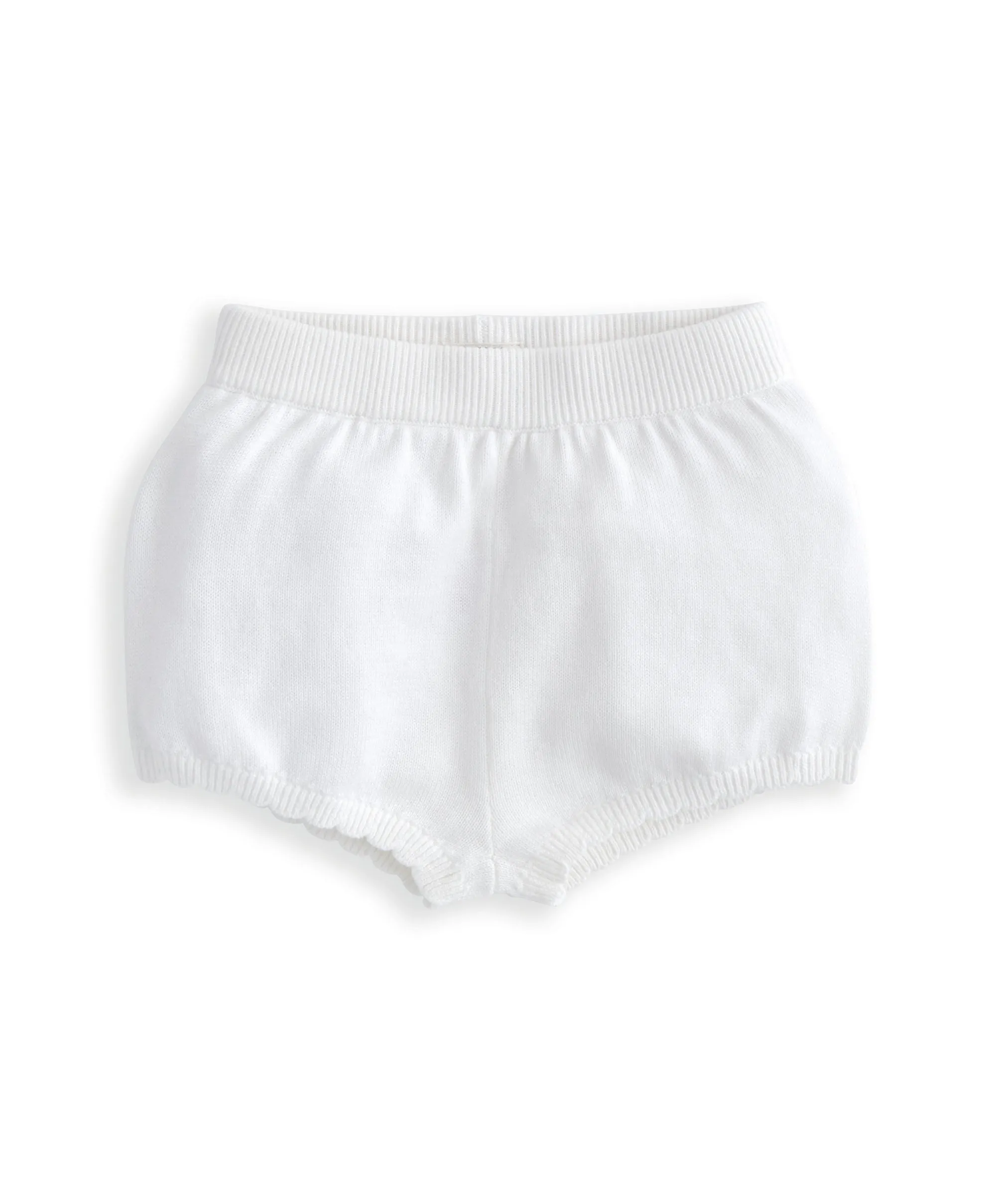 Besticktes Strickoberteil & Shorts-Set (2-teilig) - Weiß Babykids Mamas & Papas