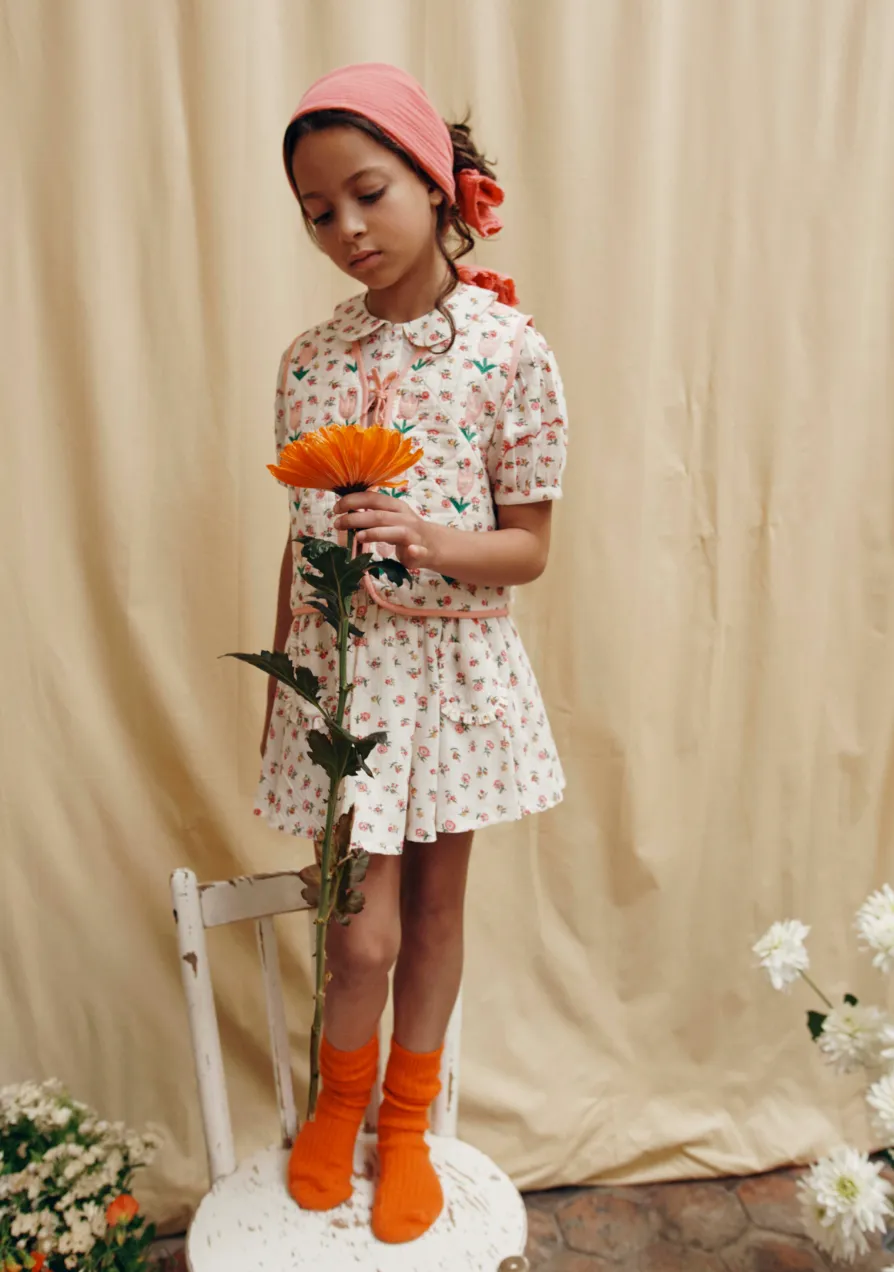 Emile Et Ida Jungen Mädchen FLORESCO GEDRUCKTES BLOUSE - FLORESCO