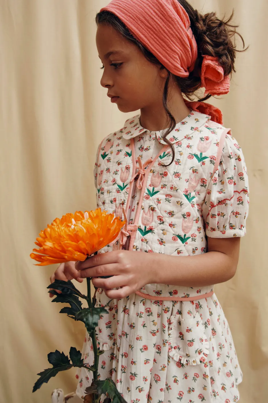 Emile Et Ida Jungen Mädchen FLORESCO GEDRUCKTES BLOUSE - FLORESCO