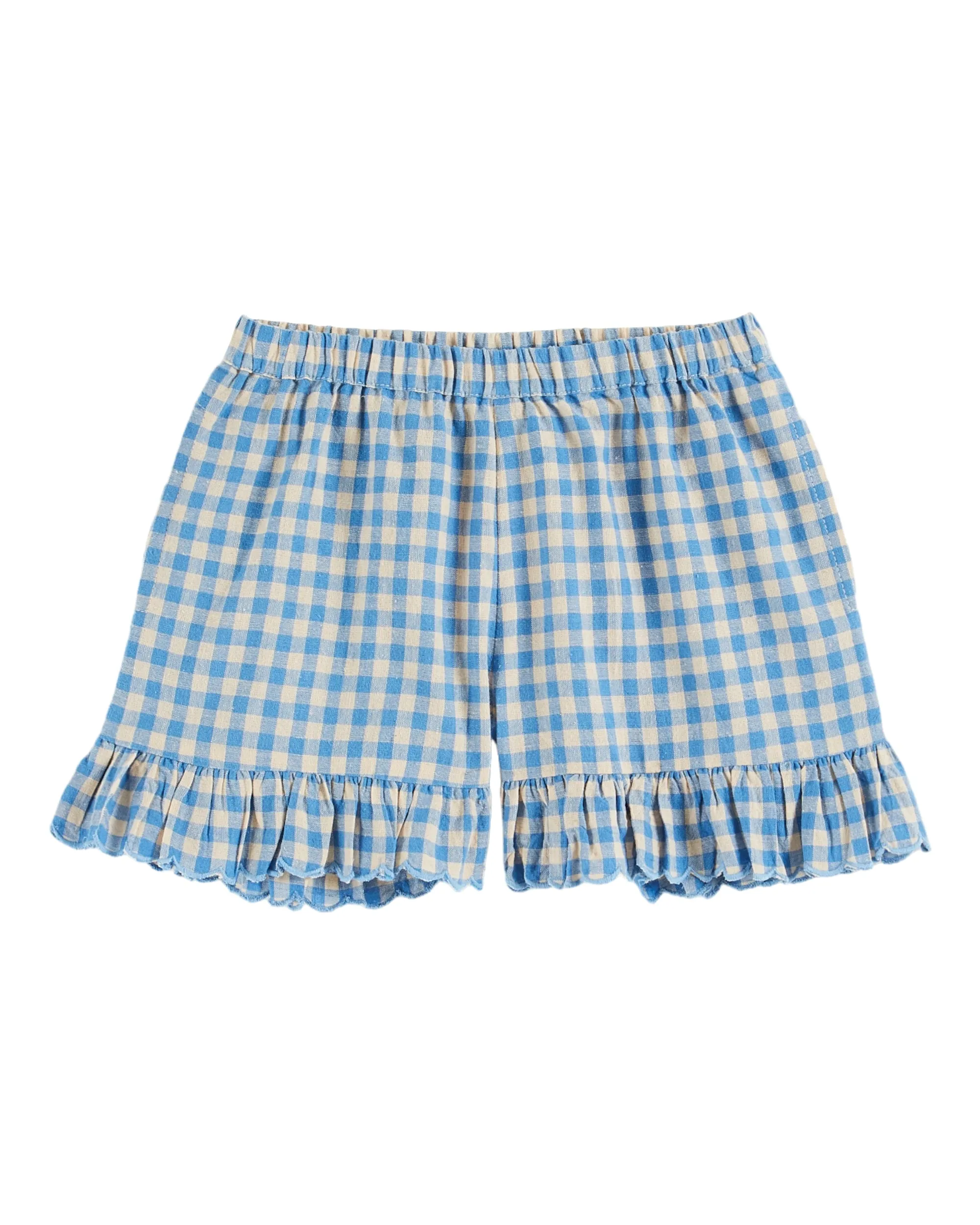 Emile Et Ida Jungen Mädchen LAGON GINGHAM SHORTS - VICHY LAGON