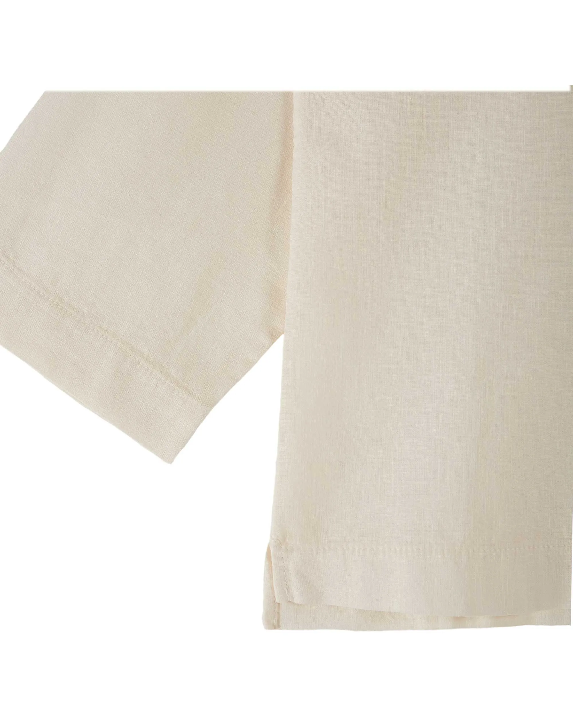 Emile Et Ida Jungen Mädchen LEINEN PFAUEN HEMD - CREME